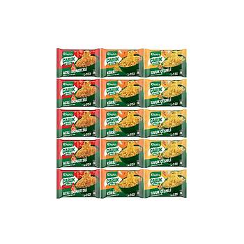 Knorr abuk Noodle Seti 15 li (Kri-Tavuk-Acl Domates)