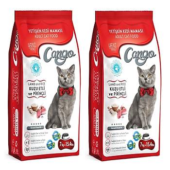 Cango Yetikin Kedi Mamas Kuzu Etli 7 kg x 2 Adet