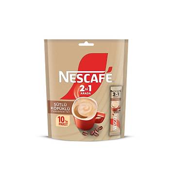 Nescafe 2 si 1 Arada Stl Kpkl 10'lu Ekonomik Paket X 4 Adet