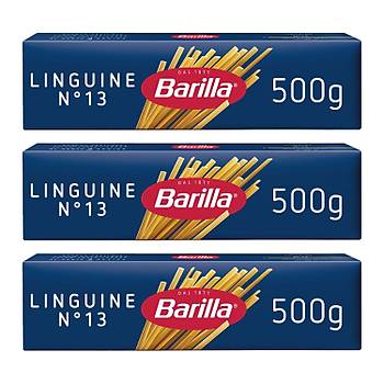 Barilla Linguine Yass Spagetti 500 G X 3 Adet