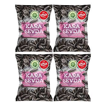 Kara Sevda Ay ekirdei 225 gr Tuzsuz x 4 Paket (1 kg)