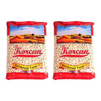 Korcan Dermason Fasulye 1 kg 2 li