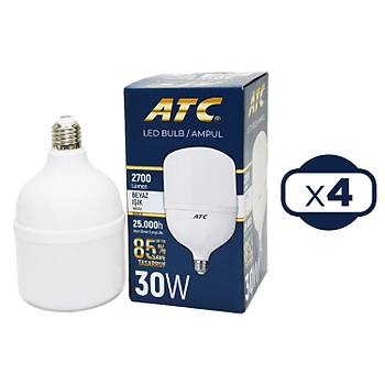 ATC Led Bulb Ampul 30 W Beyaz Ik x 4 Adet