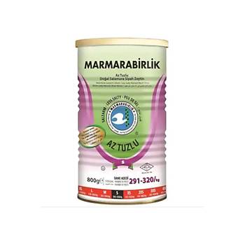 Marmarabirlik Az Tuzlu Siyah Zeytin 800 Gr S 291-320/kg x 2 Adet