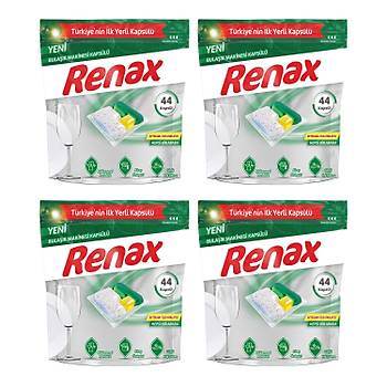 Renax Bulak Makinesi Kapsl Hepsi Bir Arada 44 L x 4 Adet (176 Kapsl)