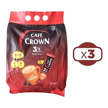 Cafe Crown 31 Arada 16 l Kahve / Karton Bardak ve Kartrc Hediyeli Set x 3 Adet