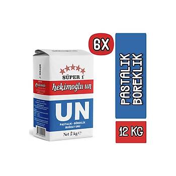 Hekimolu Un 2 Kg Pastalk - Breklik Buday X 6 Adet