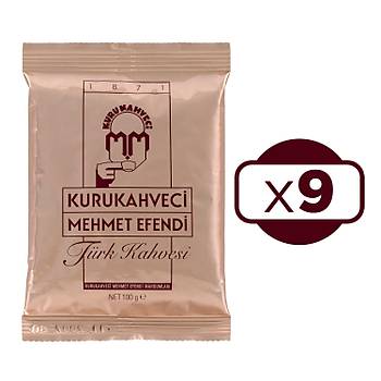 Mehmet Efendi Trk Kahvesi 100 gr 9 lu