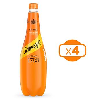 Schweppes Mandalina Pet 1 Lt x 4 l