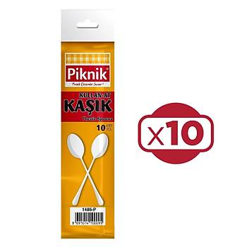 Piknik Plastik Kak Byk Boy 10'lu x 10 Paket (100 Ad)