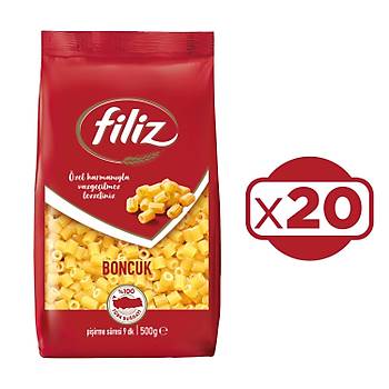 Filiz Makarna Boncuk 500gr X 20 Adet