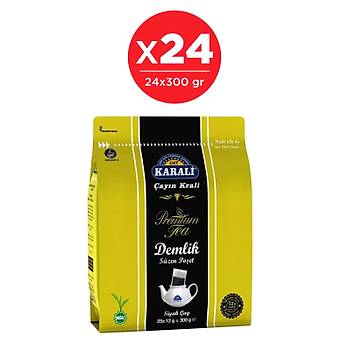 Karali Premium 25'li 24 Adet Siyah Demlik Poet ay