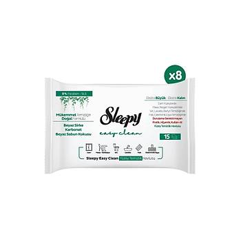 Sleepy Easy Clean Yzey Temizlik Havlusu 8x15 (120 Yaprak)