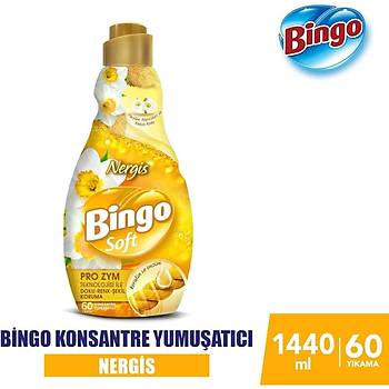 Bingo Soft Konsantre amar Yumuatcs Nergis 1440 ml X 2 Adet