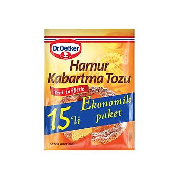 Dr.Oetker Kabartma Tozu 15 li + Vanilya 15 li x 8 li Ekonomik Paket