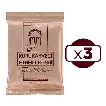 Mehmet Efendi Kuru Kahveci 100 Gr X 3 Adet