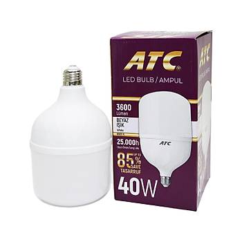 ATC Led Bulb Ampul 40 W Beyaz Ik 2 li