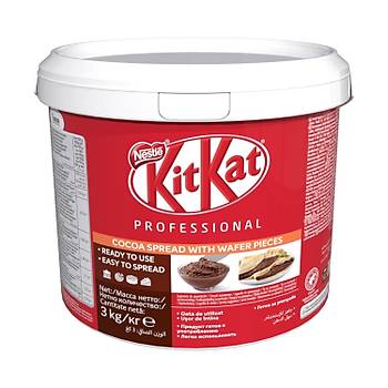 Nestle Kitkat Prefosyonel Spread 3 kg Srlebilir ikolata 