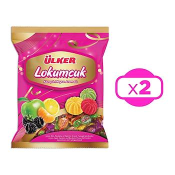 lker Lokumcuk Kark Meyveli Yumuak eker 350 gr 2 li