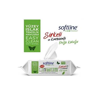 Softline Fresher Yzey Islak Temizlik Havlusu 100'l