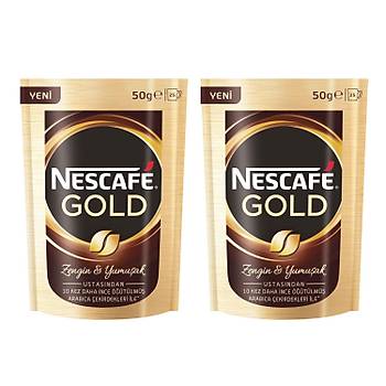 Nescafe Gold 50 gr Eko Paket x 2 Adet