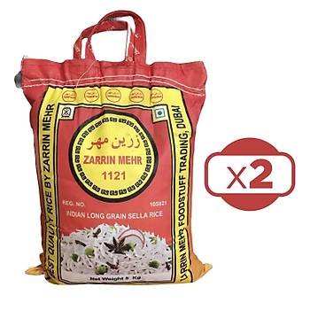 Zarrin Mehr 1121 5 kg Basmati Pirin 2 li (10 kg)