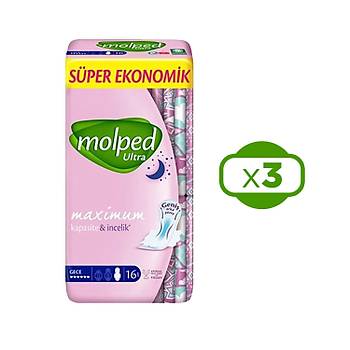 Molped Ultra Sper Ekonomik 16'l Gece x 3 Adet