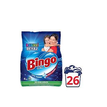 Bingo Matik Toz amar Deterjan Renkli & Beyaz 4 kg