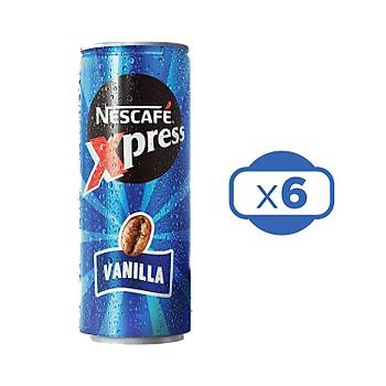 Nescafe Xpress Vanilya Souk Kahve 250 ml X 6 Adet