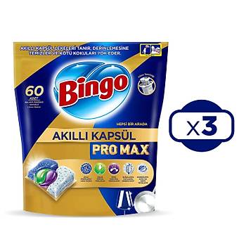 Bingo Akll Kapsl Pro Max Bulak Makinesi Tableti 60'l x 3 Adet (180 Kapsl)