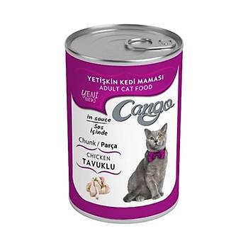 Cango Yetikin Kedi Mamas Tavuklu Konserve 415 Gr X 4 Adet