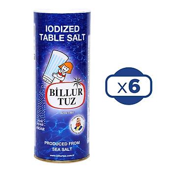 Billur Tuz 500 gr yotlu Tuzluklu x 6 Adet