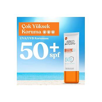 Arko Suncare Spf50 ok Yksek Korumal Yz Gne Kremi 50 ml