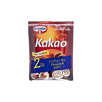 Dr.Oetker Kakao 2x25 gr x 4 Adet