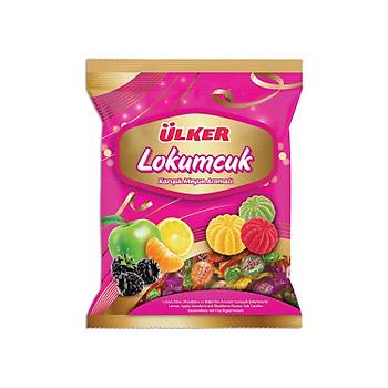 lker Lokumcuk Kark Meyveli Yumuak eker 350 gr X 6 Adet