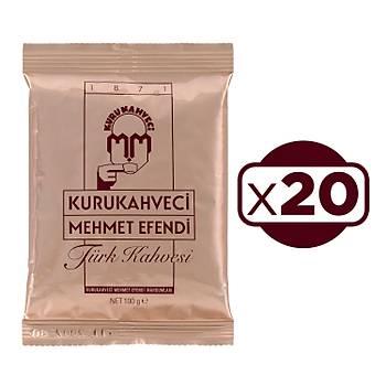 Mehmet Efendi Trk Kahvesi 100 gr 20 li