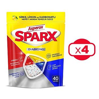 Asperox Sparx Diamond Bulak Makinesi Kapsl 40'l x 4 Adet