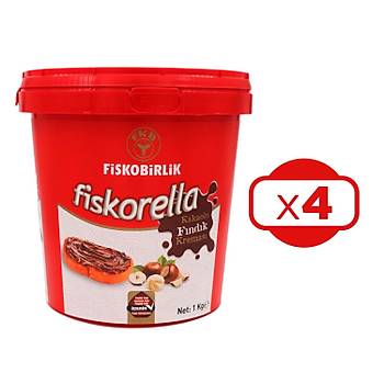 Fiskobirlik Fiskorella Kakaolu Fndk Kremas 1 kg 4 l