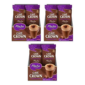 Cafe Crown Mocha 22 gr 10 lu x 3 Kutu