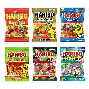 Haribo 80 gr 6 l Karma Paket 