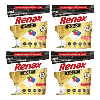 Renax Gold Bulak Makinesi Kapsl Hepsi Bir Arada 30 lu x 4 Adet (120 Kapsl)