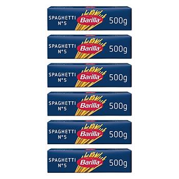 Barilla Spagetti No.5 500 G X 6 Adet