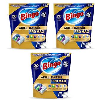 Bingo Akll Kapsl Pro Max Bulak Makinesi Tableti 20 li x 3 Adet (60 Kapsl)