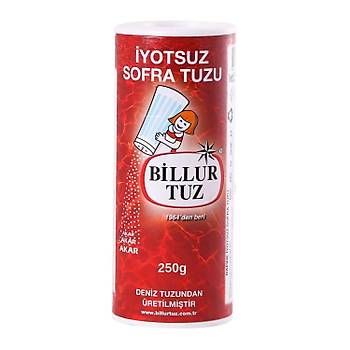 Billur Tuz yotsuz 250 gr Tuzluklu x 6 Adet