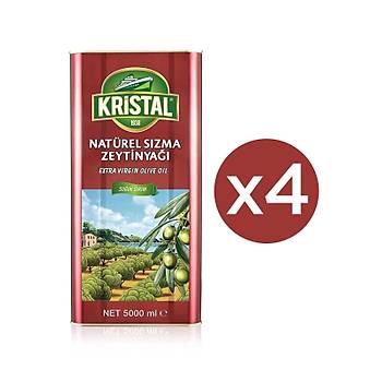 Kristal Natrel Szma Zeytinya 5 L Teneke Dg x 4 Adet (Toplam: 20 Litre)