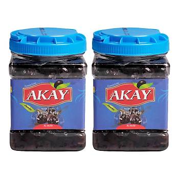 Akay Zeytin Jumbo Yal Sele 1 Kg (cal :230-260) x 2 Adet