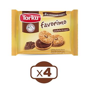 Torku Favorimo 4 l ikolata Kremal Biskvi x 4 Paket