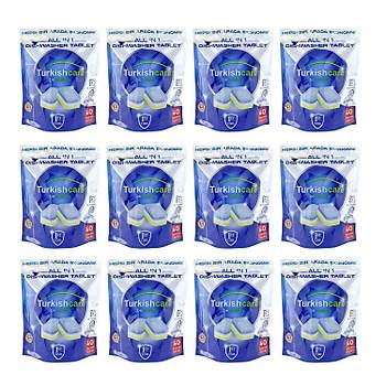 Turkishcare Hepsi 1 Arada 40 l Bulak Makinas Tableti x 12 Paket (480 Tablet)