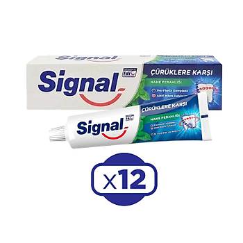 Signal rklere Kar Nane Ferahl 50 ml Di Macunu x 12 Adet