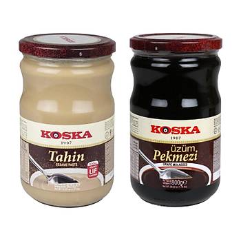 Koska Tahin 600 gr + Pekmez 800 gr 2 li Set